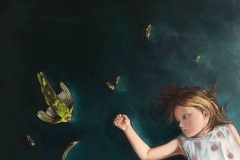 "Time is a cruel thief" - 2018, oil on canvas