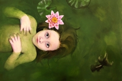 "All Heaven and Earth are still, though not in sleep but breathless" - 2018, oil on poplar board